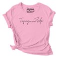 thumbnail image 1 of Inkmeso Graphic Quote Tshirt Trying Not To Be Rude Scoop Neck T-Shirt Tee Top For WoMen's, 1 of 9