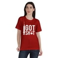 thumbnail image 1 of Inkmeso I Got The Shot Pro Vaccine Crew Neck Womens Vaccination T-shirt, 1 of 8