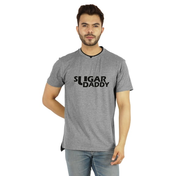 Inkmeso Jersey Shirt For Men's Graphic Printed Sugar Daddy Tshirt For Dads Funny Quote Tee