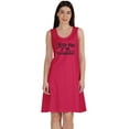 thumbnail image 1 of Inkmeso Kiss Me I™m Vaccinated T-shirt Funny Pro Vaccine Summer Scoop Neck Dress, 1 of 8