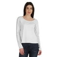 thumbnail image 1 of Inkmeso Long Sleeve Cotton Tshirt Street Style Wear Scoop Neck Tee Shirt For Women Wear, 1 of 7