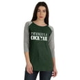thumbnail image 1 of Inkmeso Mama Needs A Cocktail Funny Mom Life T-shirt Raglan&nbsp;Quarter&nbsp;Sleeve Top, 1 of 8