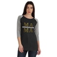 thumbnail image 1 of Inkmeso Mama T-shirt For Mom Boat Neck Casual Graphic Summer Tee Tops Shirt, 1 of 8