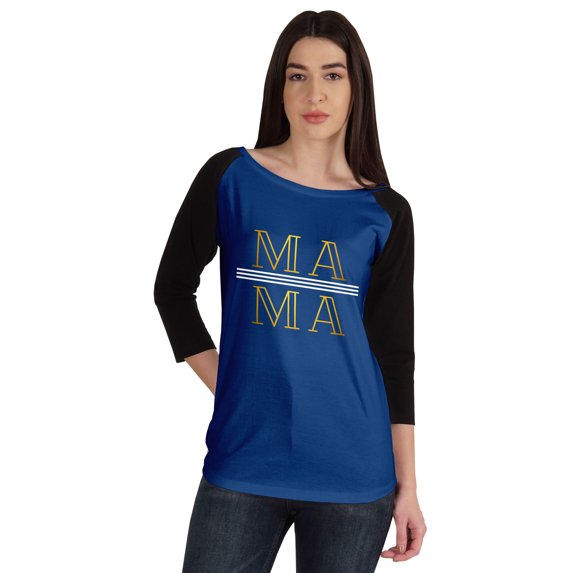Inkmeso Mama T-shirt For Mom Boat Neck Casual Graphic Summer Tee Tops Shirt