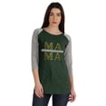 thumbnail image 1 of Inkmeso Mama T-shirt For Mom Boat Neck Casual Graphic Summer Tee Tops Shirt, 1 of 8