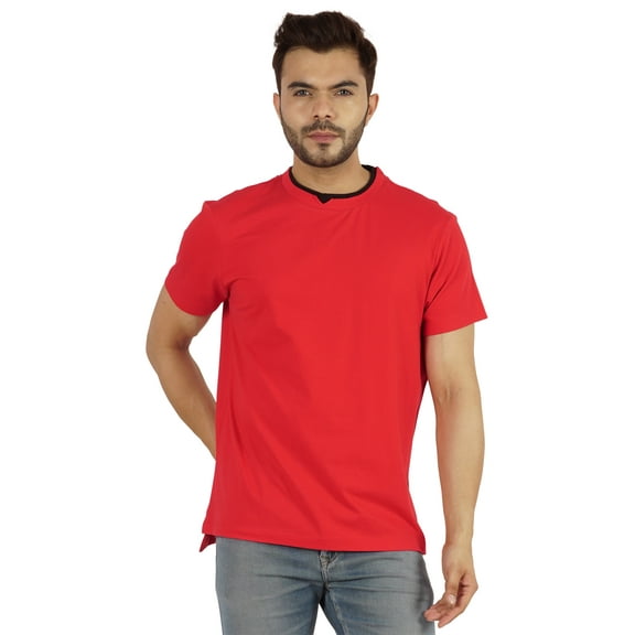 Inkmeso Men's Basic Round Neck Shirt Regular Fit Solid Short Sleeve T-Shirts