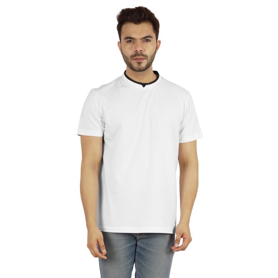 Inkmeso Men's Basic Round Neck Shirt Regular Fit Solid Short Sleeve T-Shirts