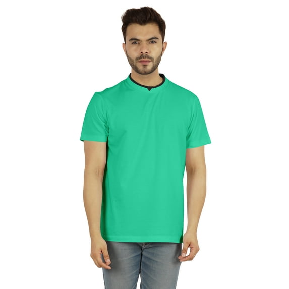 Inkmeso Men's Basic Round Neck Shirt Regular Fit Solid Short Sleeve T-Shirts