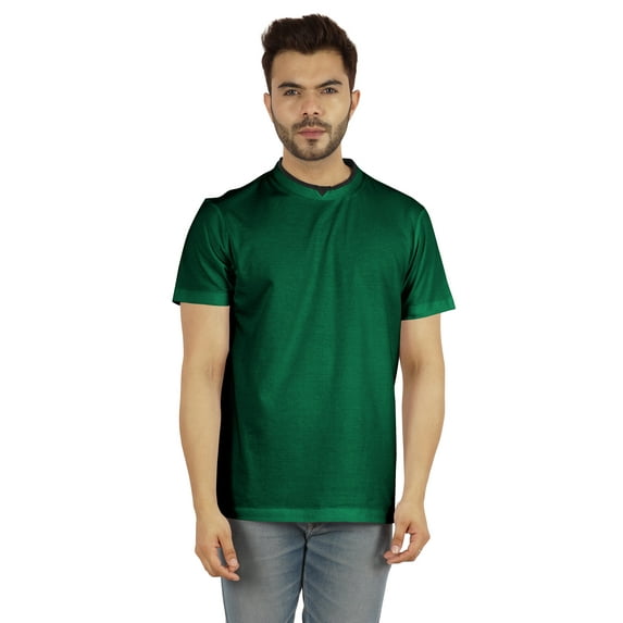 Inkmeso Men's Basic Round Neck Shirt Regular Fit Solid Short Sleeve T-Shirts