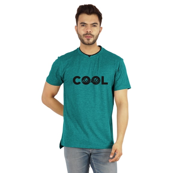 Inkmeso Men's Graphic Printed Cool DaddyTshirt For Dads Round Neck with V Cut Jersey Shirt
