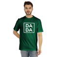 thumbnail image 1 of Inkmeso Men's Graphic Printed Da Da Quotes First Time Daddy Tshirt Cotton Jersey Tee, 1 of 7
