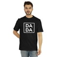 thumbnail image 1 of Inkmeso Men's Graphic Printed Da Da Quotes First Time Daddy Tshirt Cotton Jersey Tee, 1 of 7
