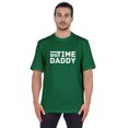 thumbnail image 1 of Inkmeso Men's Graphic Printed "First Time Daddy" Short Sleeve Tee Shirt Jersey Shirt For Dad, 1 of 7