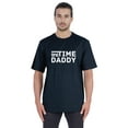thumbnail image 1 of Inkmeso Men's Graphic Printed "First Time Daddy" Short Sleeve Tee Shirt Jersey Shirt For Dad, 1 of 7
