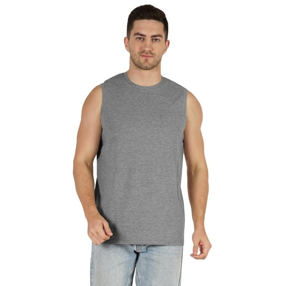 Inkmeso Men's Lightweight Cotton Tank Tops Moisture Wicking Sleeveless Shirts Workout Muscle Tank