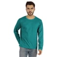 thumbnail image 1 of Inkmeso Men's Long Sleeve Cotton Basic Shirt Lightweight Solid T-Shirts, 1 of 5