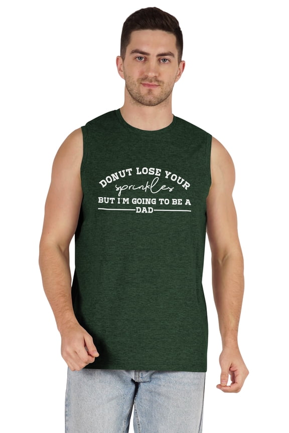 Men's Tshirt Donut Loose Your Sprinkles But I™m Going To Be A Dad Graphic Tshirt For Pregnancy Announcement