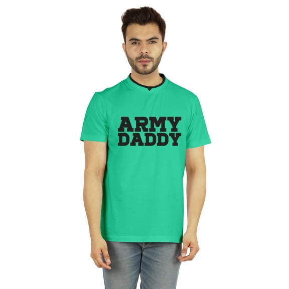 Inkmeso Men's Tshirt For Military Pride Dad Graphic Quote Army Daddy Tee Cotton Jersey Shirt
