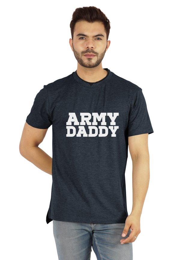 Men's Tshirt For Military Pride Dad Graphic Quote Army Daddy Tee Cotton Jersey Shirt