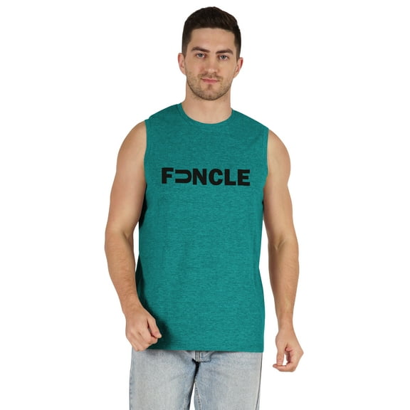 Inkmeso Men's Tshirt Printed Graphic "Funcle" Tshirt For Funny Daddy Round Neck Cotton Jersey Shirt