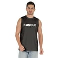 thumbnail image 1 of Inkmeso Men's Tshirt Printed Graphic "Funcle" Tshirt For Funny Daddy Round Neck Cotton Jersey Shirt, 1 of 7