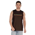 thumbnail image 1 of Inkmeso Men's Tshirt Printed Graphic "Super Dad" Tshirt For Best Daddy Round Neck Cotton Jersey Shirt, 1 of 7