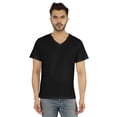thumbnail image 1 of Inkmeso Men's V-neck Basic Tshirt Short Sleeve Solid Regular Fit Cotton Tee, 1 of 7