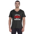 thumbnail image 1 of Inkmeso Mens Gradution Tee Shirt Proud Dad Of A Senior Graphic Print Tshirt For Daddy Gift, 1 of 6