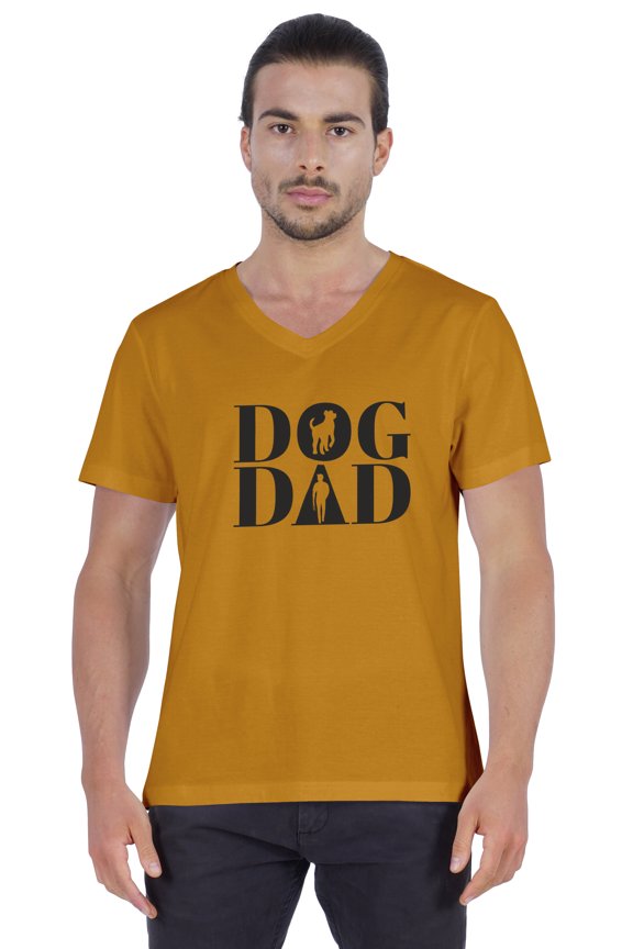 Mens Graphic Tshirt For Daddy's Dog DadCotton Jersey Shirt For Dog Parent/Dog Lover