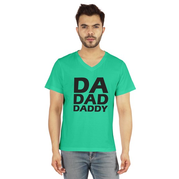 Inkmeso Mens Tshirt Da Dad Daddy Graphic Tshirt For Dad Gift Tee Shirt For First Time Daddy
