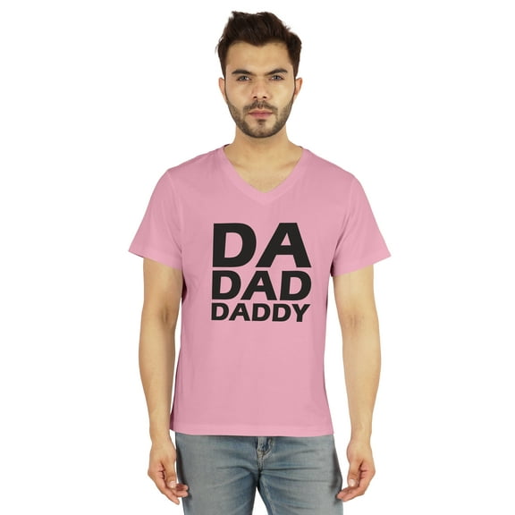 Inkmeso Mens Tshirt Da Dad Daddy Graphic Tshirt For Dad Gift Tee Shirt For First Time Daddy