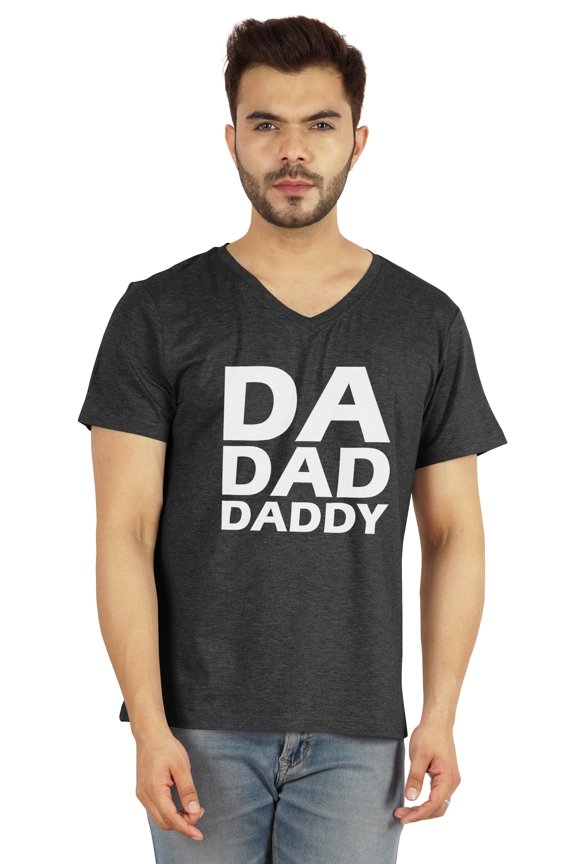 Mens Tshirt Da Dad Daddy Graphic Tshirt For Dad Gift Tee Shirt For First Time Daddy