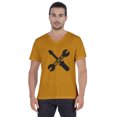 thumbnail image 1 of Inkmeso Mens Tshirt Letter Printed Craftsmen Wrench Tee Shirt Mr.Fix.It. Tshirt For Daddy Jersey Shirt, 1 of 7