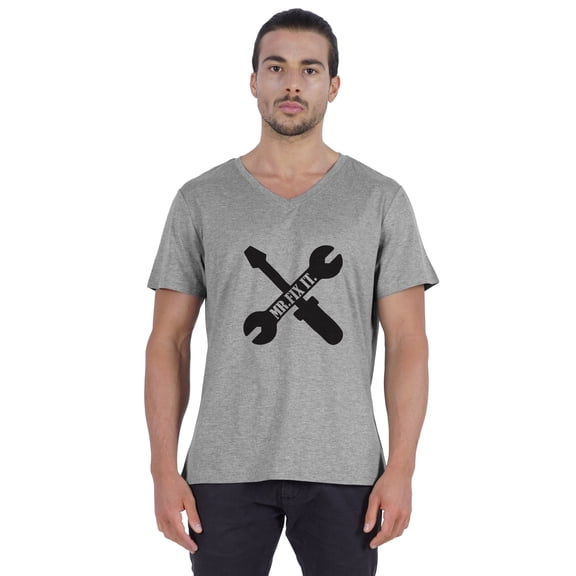 Inkmeso Mens Tshirt Letter Printed Craftsmen Wrench Tee Shirt Mr.Fix.It. Tshirt For Daddy Jersey Shirt