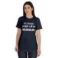 thumbnail image 1 of Inkmeso My Favorite People Call Me Mama Graphic Tshirt Short Sleeve Cotton Tee, 1 of 8