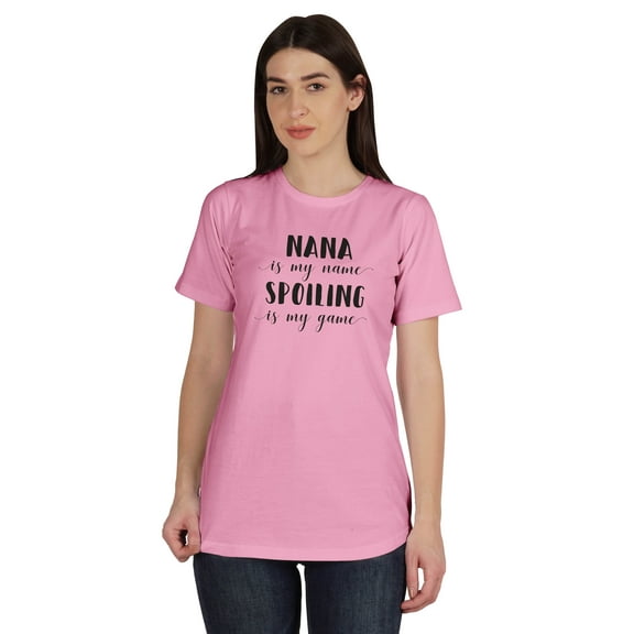 Inkmeso Nana Is My Name Spoiling Is My Game Short Sleeve TShirt Grandmother Gift