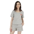 thumbnail image 1 of Inkmeso Nightwear Set for Women Short Sleeve Sleepwear 2 Piece Shorts & Top Set Soft Loungewear, 1 of 7