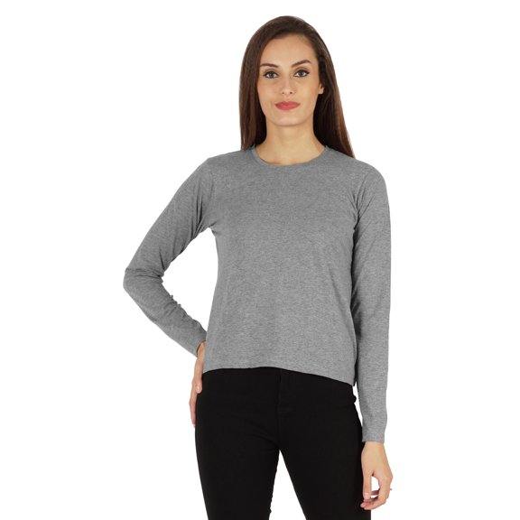 Inkmeso Perfect Long Sleeves T-shirt For Women Casual Regular Fit Basic Solid Everyday Tee T-shirts