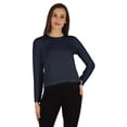 thumbnail image 1 of Inkmeso Perfect Long Sleeves T-shirt For Women Casual Regular Fit Basic Solid Everyday Tee T-shirts, 1 of 7