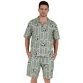 thumbnail image 1 of Inkmeso Printed Cotton Nightwear Shorts Set For Men's Summer Half&nbsp;Sleeve&nbsp;Cute&nbsp;Loungewear, 1 of 1