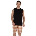 thumbnail image 1 of Inkmeso Printed Elastic Waist Shorts For Men Loungewear W/ Pockets Cotton Resort Shorts, 1 of 7