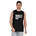 thumbnail image 1 of Inkmeso Printed Graphic World Okayest Dad T-Shirt For Mens Best Daddy Ever Gift T-Shirt, 1 of 7