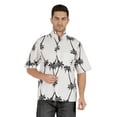 thumbnail image 1 of Inkmeso Printed Hawaiian Casual Button-Down Shirt For Men's Half Sleeve Beach Holiday Shirt, 1 of 7