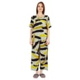 thumbnail image 1 of Inkmeso Printed Sleepwear Pajama Set For Women Short Sleeve Nightwear Soft Pj Lounge Sets, 1 of 7