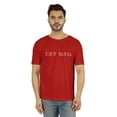 thumbnail image 1 of Inkmeso Raglan Short Sleeves Tshirt For Men's Graphic Quote "Cat Man." Tee Shirt For Cat Lover, 1 of 7
