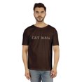 thumbnail image 1 of Inkmeso Raglan Short Sleeves Tshirt For Men's Graphic Quote "Cat Man." Tee Shirt For Cat Lover, 1 of 7