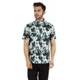 thumbnail image 1 of Inkmeso Regular Fit Designer Mandarin Collar Shirt For Men's Printed Patch Pocket Shirts, 1 of 7