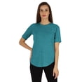 thumbnail image 1 of Inkmeso Regular Fit Solid Round NeckTop For Womens Casual Short Sleeves Soft Tee Tops, 1 of 6