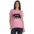 thumbnail image 1 of Inkmeso Scoop-Neck Mama Bear Graphic Tshirt Short Sleeve Women Cotton Tee Casual, 1 of 8