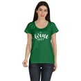 thumbnail image 1 of Inkmeso Scoop Neck Wine Not Funny Typographic Casual Cotton Tee Tops For Women, 1 of 9